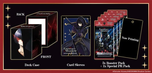 Weiß Schwarz - The Eminence in Shadow Supply Set ENG