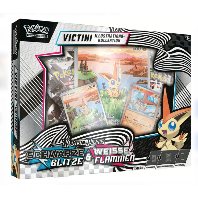 Pokemon Karmesin & Purpur Einall: Victini Illustrations Kollektion