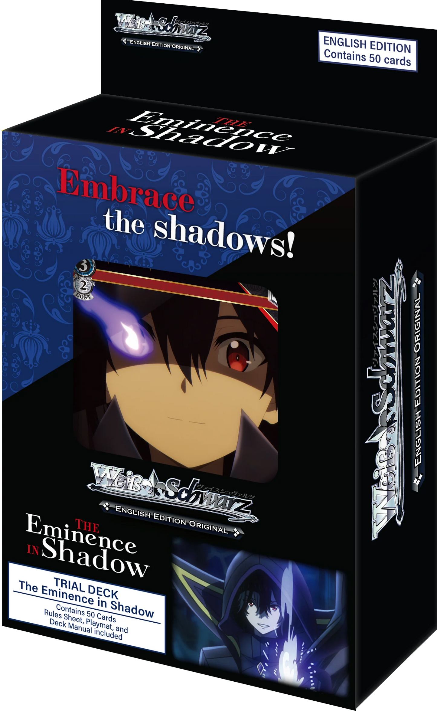 Weiß Schwarz - The Eminence in Shadow Trial Deck Englisch