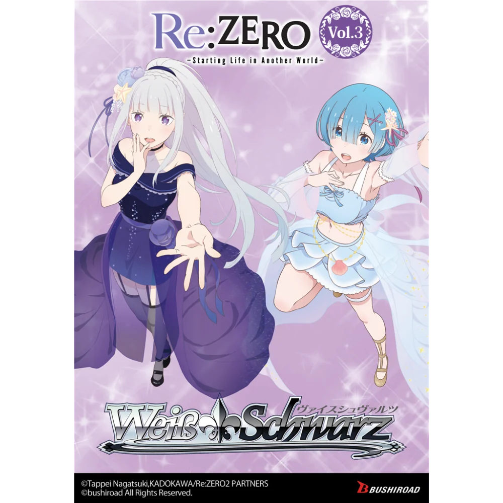 Weiss Schwarz - Re:Zero - Starting Life in Another World Vol. 3 - Display ENG