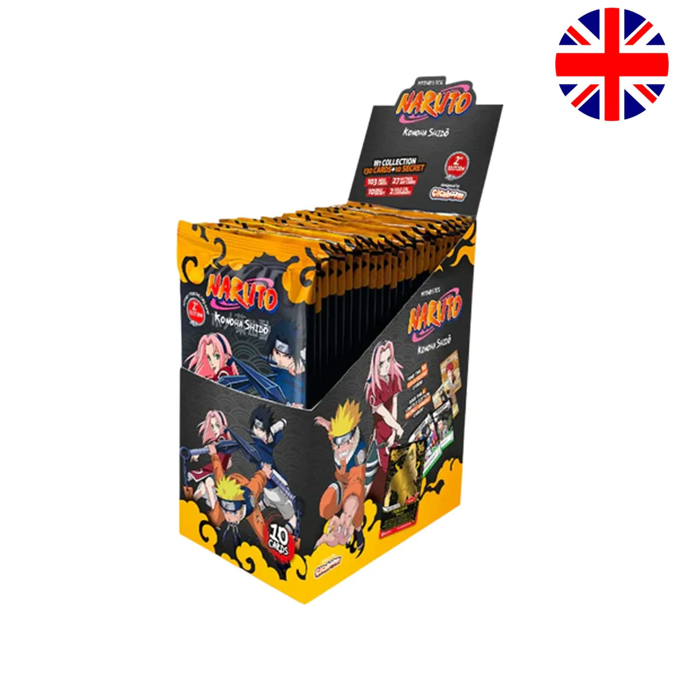 Pre Order: Naruto Mythos TCG Konoha Shido Display 2nd Edition (ENG)