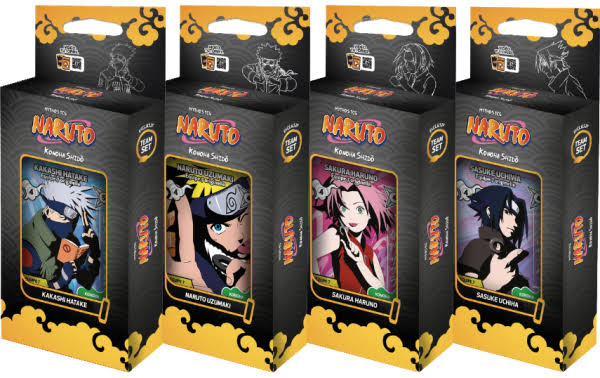 Pre Order: Naruto Mythos TCG - Team Set 2nd Edition Team 7