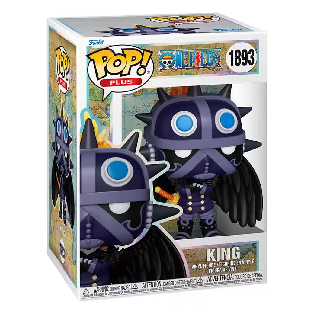 One Piece POP! Plus Animation Vinyl Figur King 9 cm