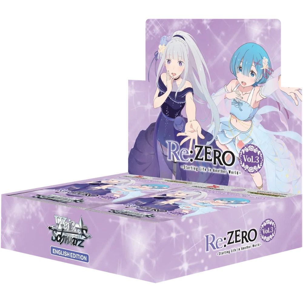 Weiss Schwarz - Re:Zero - Starting Life in Another World Vol. 3 - Display ENG