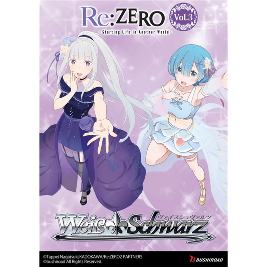 Weiss Schwarz - Re:Zero - Starting Life in Another World Vol. 3 - Display ENG